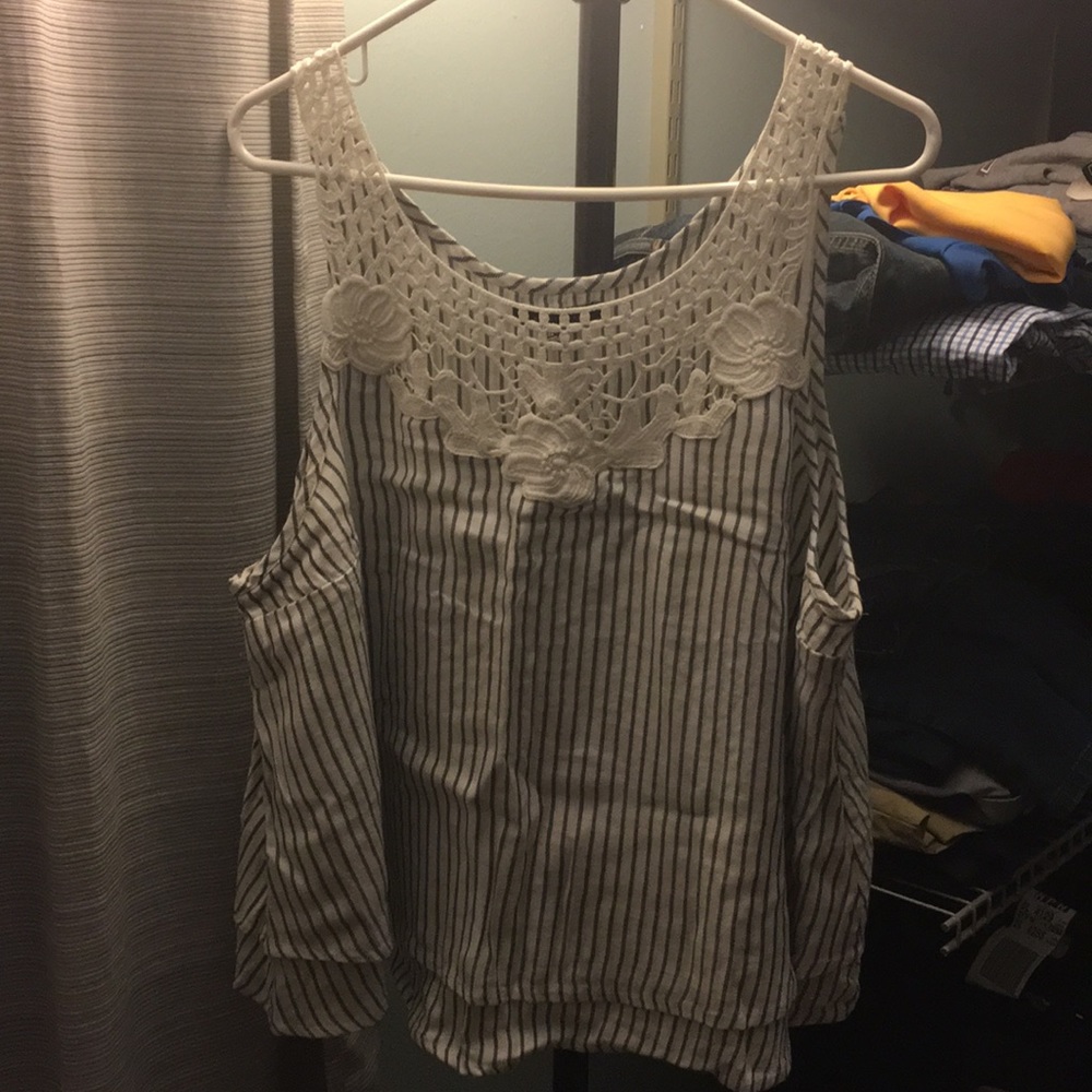 Nautical style Sleeveless Tank